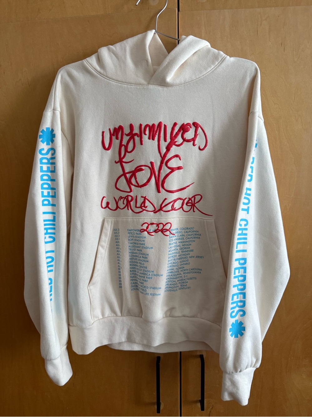 Red Hot Chili Peppers 'Unlimited Love' concert Sweatshirt 2022 tour